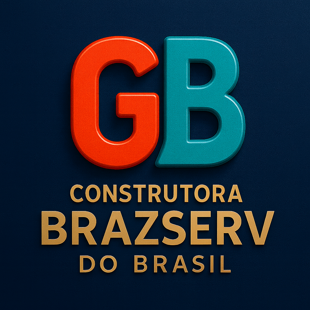 Identidade visual GB Construtora Brazserv do Brasil